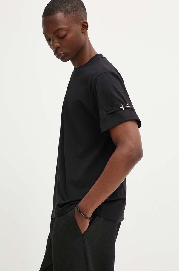 HELIOT EMIL Majica kratkih rukava Heliot Emil boja: crna, bez uzorka, M.09.119.BLK01