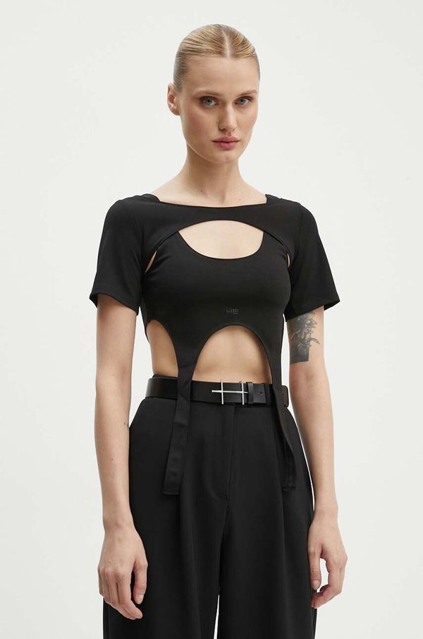 HELIOT EMIL Majica kratkih rukava Heliot Emil za žene, boja: crna, HE.W.13.042.BLK01