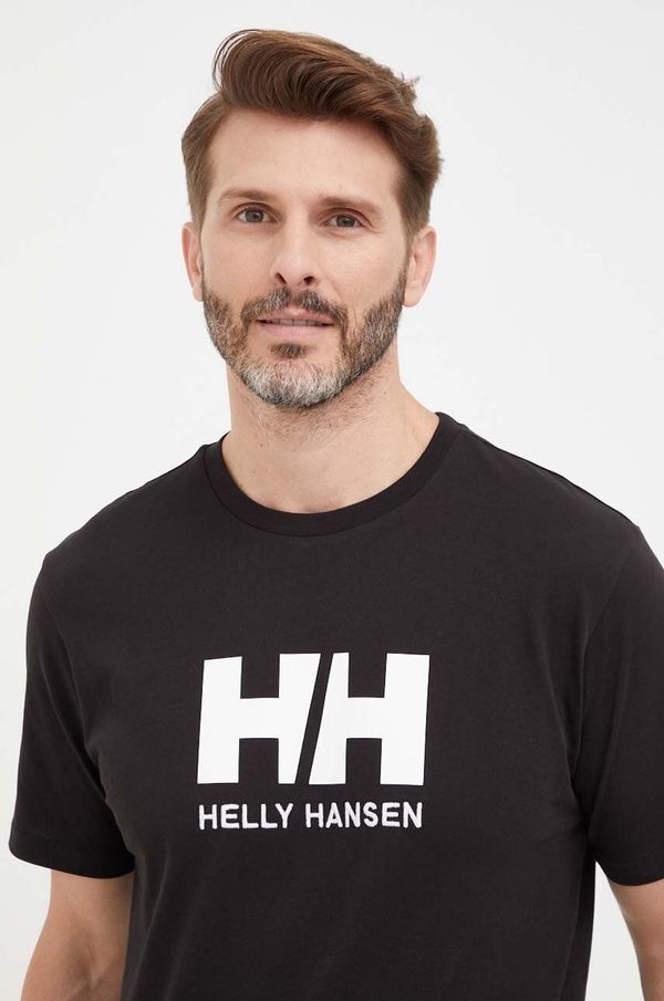 Helly Hansen Majica kratkih rukava Helly Hansen HH LOGO T-SHIRT za muškarce, boja: bijela, s aplikacijom,  33979