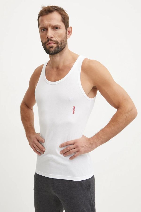 Hugo Majica kratkih rukava HUGO 2-pack za muškarce, boja: bijela, 50532634