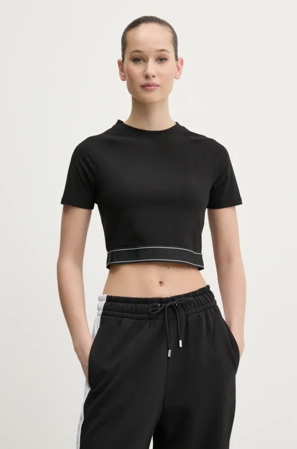 HUGO Blue Majica kratkih rukava Hugo Blue za žene, boja: crna, 50531196