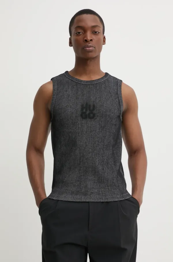 HUGO Majica kratkih rukava HUGO za muškarce, boja: siva, 50531037