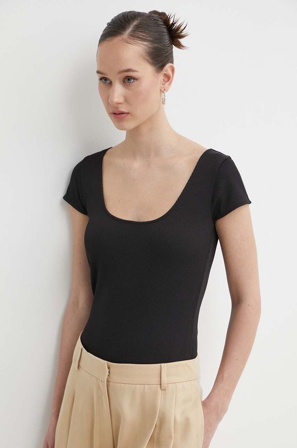 Hugo Majica kratkih rukava HUGO za žene, boja: crna, 50517209