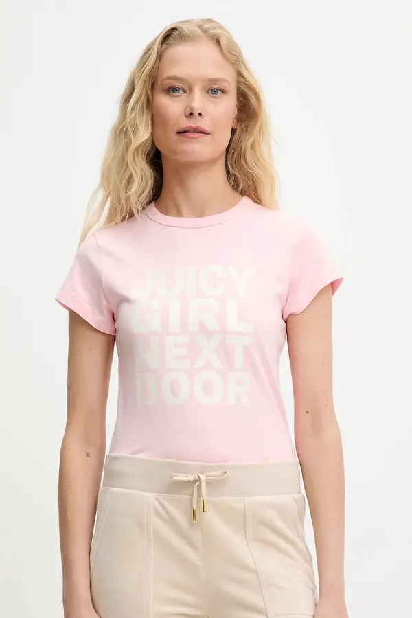 Juicy Couture Majica kratkih rukava Juicy Couture JUICY GIRL NEXT DOOR HILTON T-SHIRT