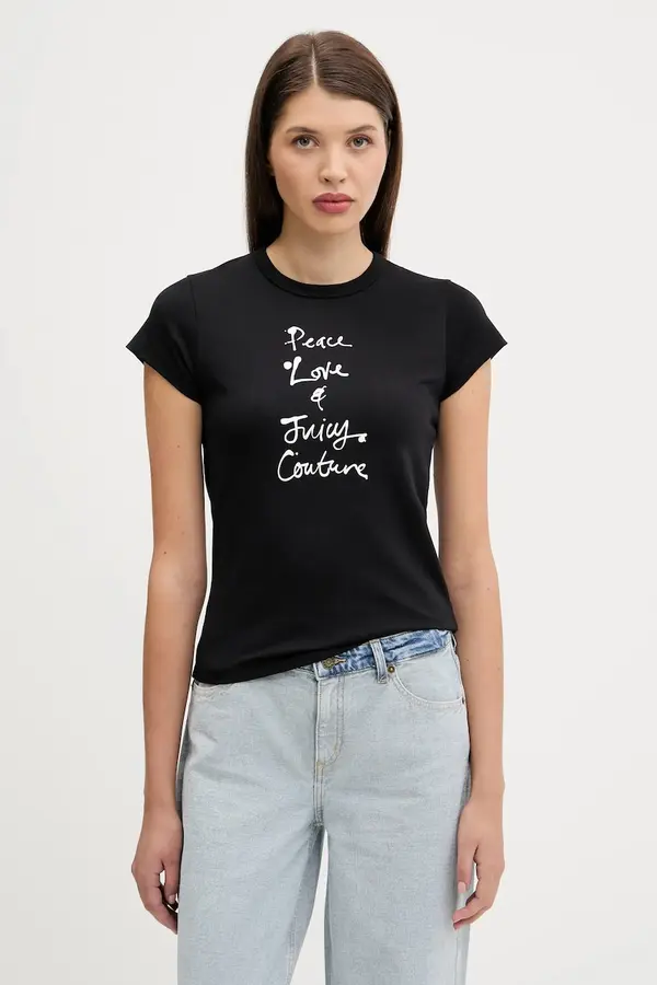Juicy Couture Majica kratkih rukava Juicy Couture PEACE LOVE AND JUICY HILTON T-SHIRT