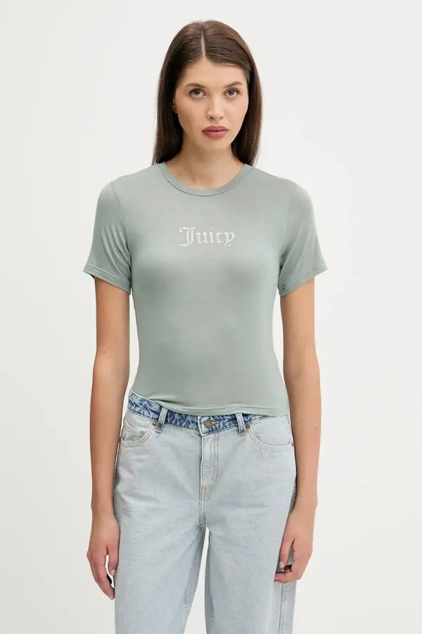 Juicy Couture Majica kratkih rukava Juicy Couture SHEER FITTED TEE
