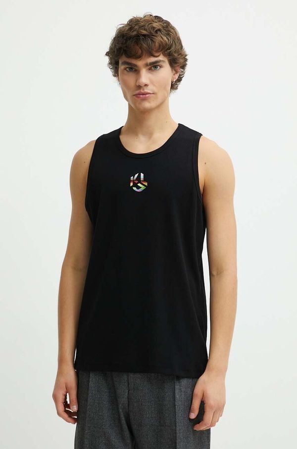 Karl Lagerfeld Jeans Majica kratkih rukava Karl Lagerfeld Jeans za muškarce, boja: crna, 245D1707