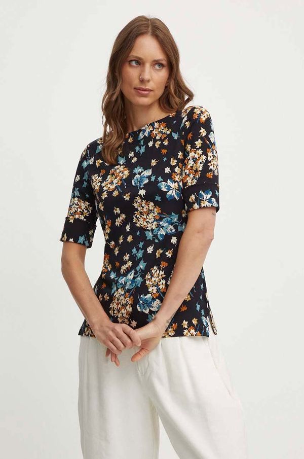 Lauren Ralph Lauren Majica kratkih rukava Lauren Ralph Lauren za žene, boja: crna, 200940451