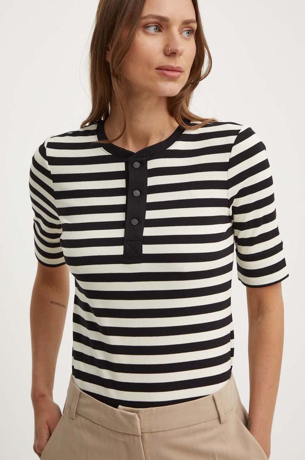 Lauren Ralph Lauren Majica kratkih rukava Lauren Ralph Lauren za žene, boja: crna, 200940761