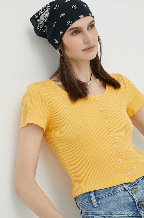 Levi's Majica kratkih rukava Levi's za žene, boja: žuta