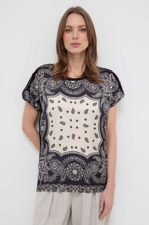 Liu Jo Majica kratkih rukava Liu Jo za žene, boja: crna