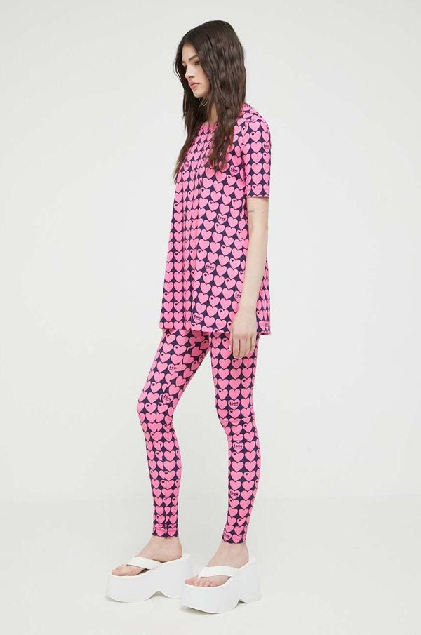 Love Moschino Majica kratkih rukava Love Moschino za žene, boja: ružičasta