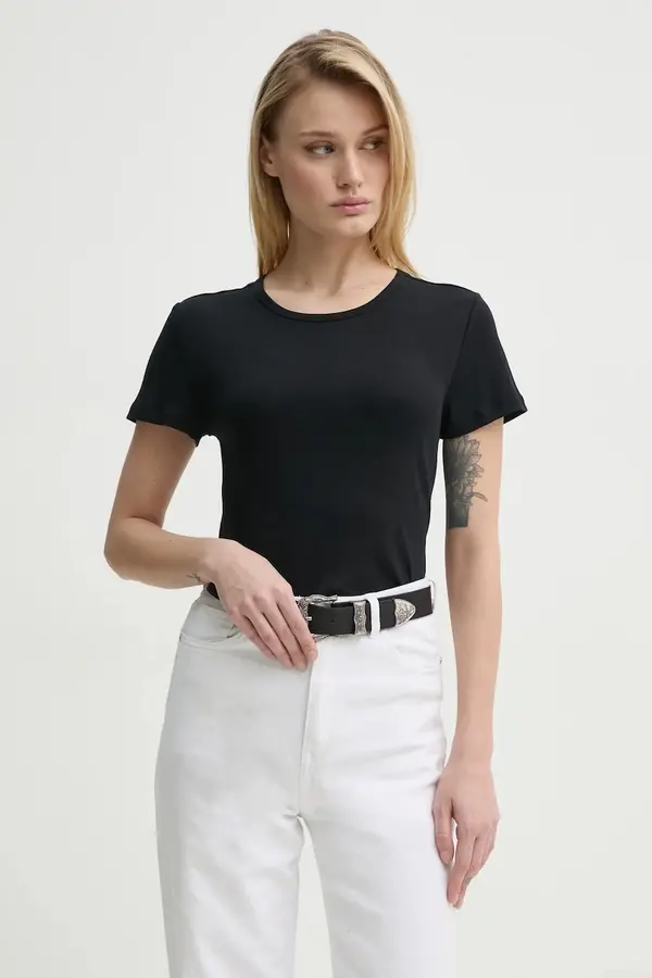 Marc O'Polo Majica kratkih rukava Marc O'Polo 2-pack za žene, boja: crna, 5000006252