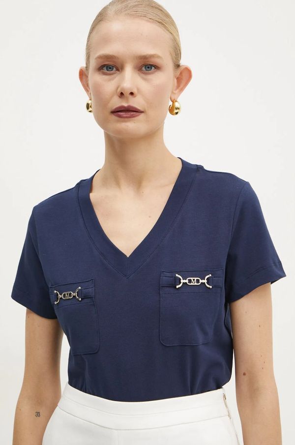 Marciano Guess Majica kratkih rukava Marciano Guess PATTY za žene, boja: tamno plava, 5RGI03 6008A