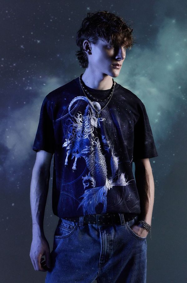 Medicine Majica kratkih rukava Medicine za muškarce, boja: crna, s uzorkom