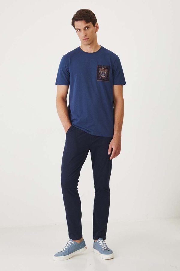 Medicine Majica kratkih rukava Medicine za muškarce, boja: tamno plava, s tiskom