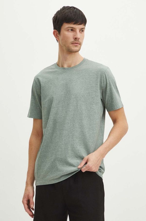 Medicine Majica kratkih rukava Medicine za muškarce, boja: zelena, melanž