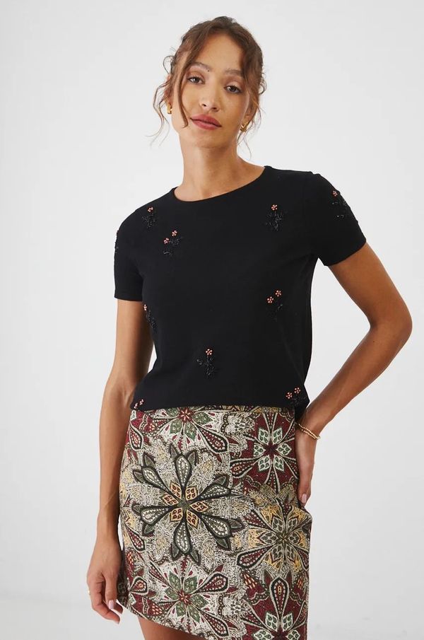 Medicine Majica kratkih rukava Medicine za žene, boja: crna