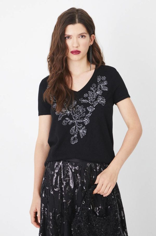 Medicine Majica kratkih rukava Medicine za žene, boja: crna