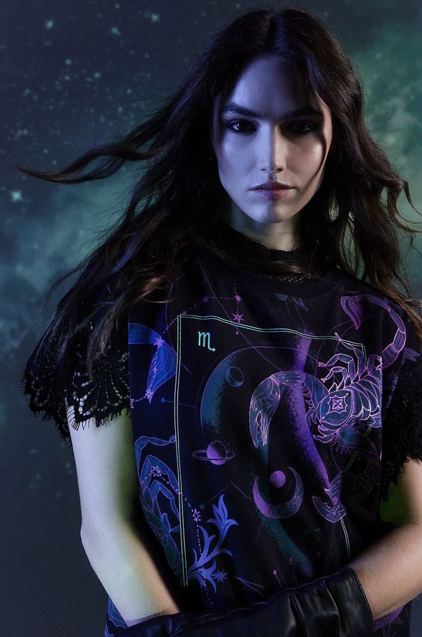 Medicine Majica kratkih rukava Medicine za žene, boja: crna