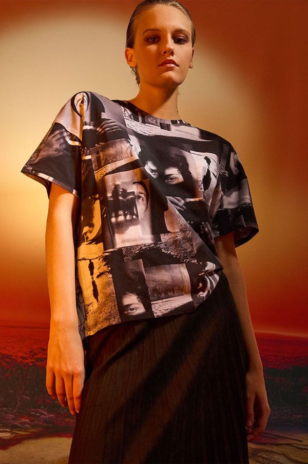 Medicine Majica kratkih rukava Medicine za žene, boja: crna