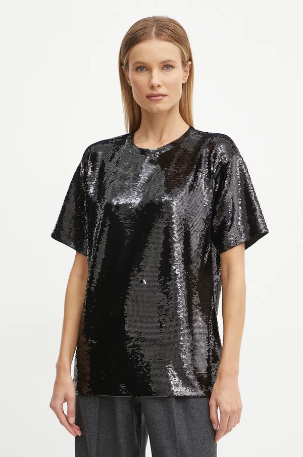 MICHAEL Michael Kors Majica kratkih rukava MICHAEL Michael Kors za žene, boja: crna, MF451IW6PK