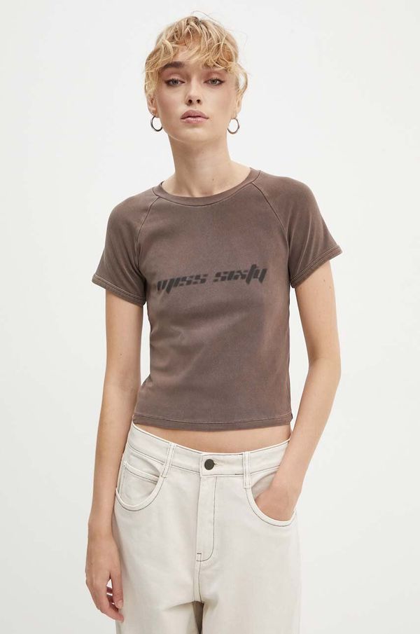 Miss Sixty Majica kratkih rukava Miss Sixty za žene, boja: smeđa, 6L3SJ5390000