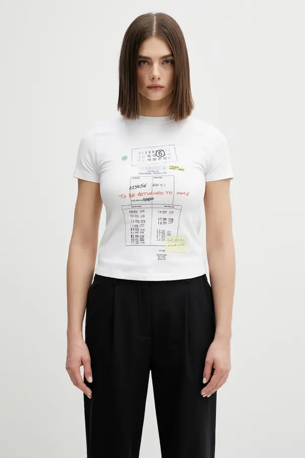 MM6 Maison Margiela Majica kratkih rukava MM6 Maison Margiela