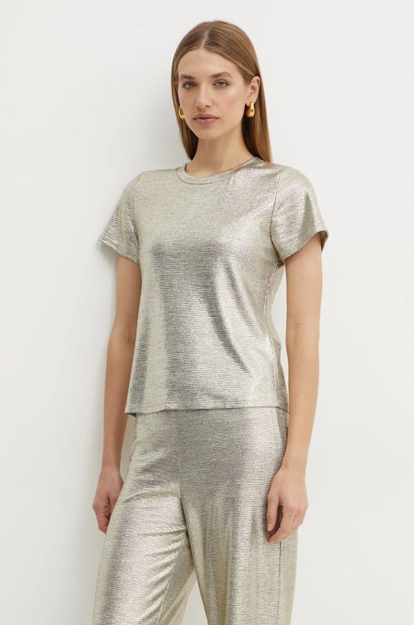 Morgan Majica kratkih rukava Morgan DGOLD za žene, boja: zlatna, DGOLD