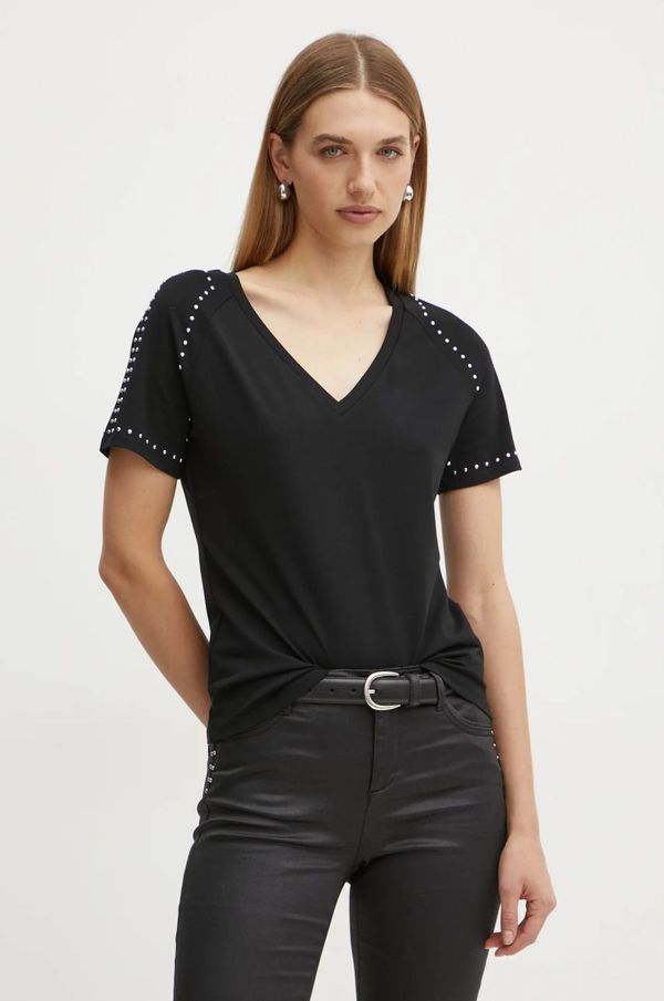 Morgan Majica kratkih rukava Morgan DIMO za žene, boja: crna, DIMO