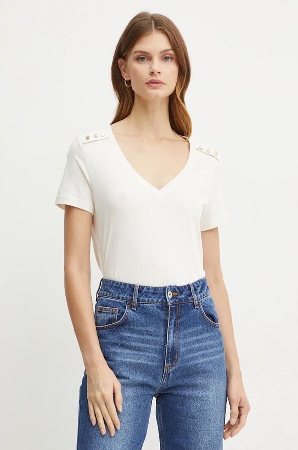 Morgan Majica kratkih rukava Morgan DITA za žene, boja: bež, DITA