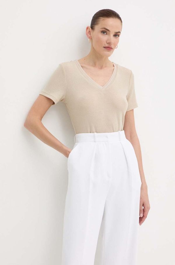 Morgan Majica kratkih rukava Morgan DIWI za žene, boja: bež, DIWI