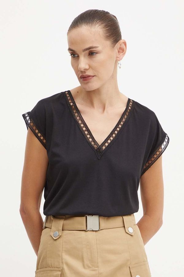 Morgan Majica kratkih rukava Morgan DOYAL za žene, boja: crna, DOYAL