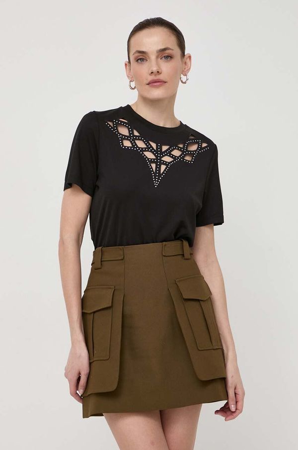 Morgan Majica kratkih rukava Morgan za žene, boja: crna