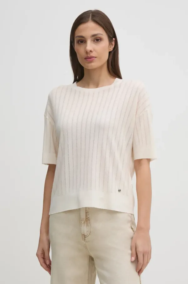 Mos Mosh Majica kratkih rukava Mos Mosh za žene, boja: bež, 168390