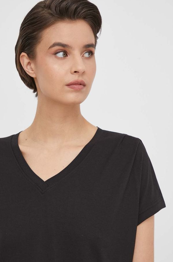 Mos Mosh Majica kratkih rukava Mos Mosh za žene, boja: crna