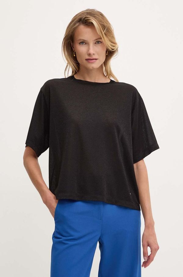 Mos Mosh Majica kratkih rukava Mos Mosh za žene, boja: crna