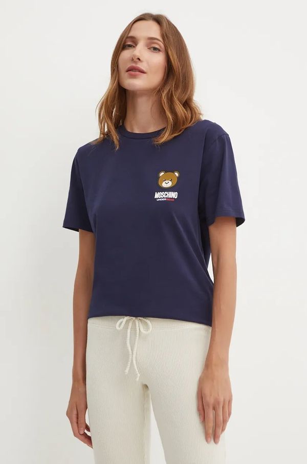Moschino Underwear Majica kratkih rukava Moschino Underwear za žene, boja: tamno plava