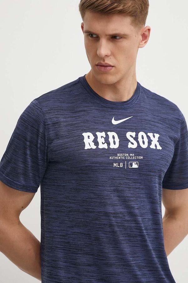 Nike Majica kratkih rukava Nike Boston Red Sox za muškarce, boja: tamno plava, s tiskom