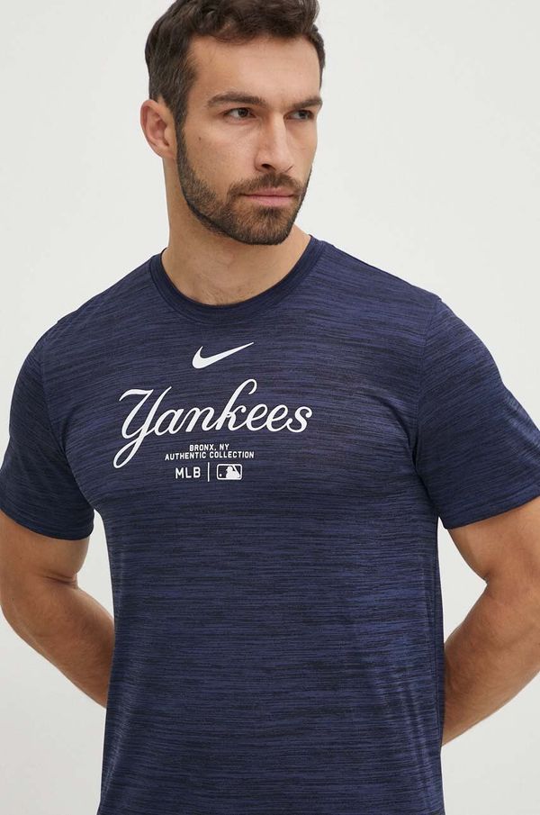 Nike Majica kratkih rukava Nike New York Yankees za muškarce, boja: tamno plava, s tiskom