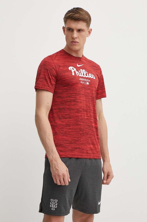 Nike Majica kratkih rukava Nike Philadelphia Phillies za muškarce, boja: crvena, s tiskom
