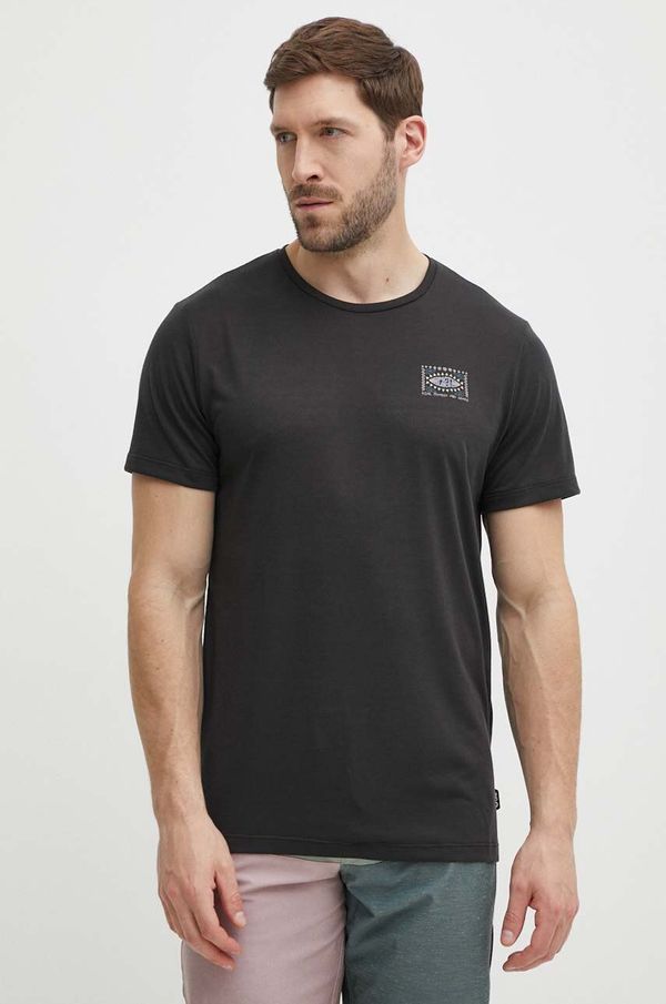 Picture Majica kratkih rukava Picture Maribo za muškarce, boja: crna, s tiskom, MTS1132