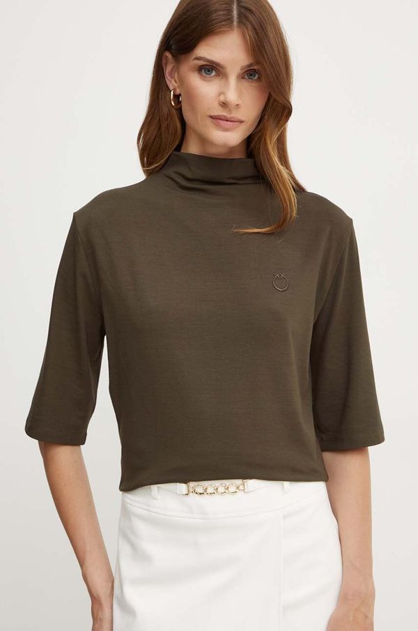 Pinko Majica kratkih rukava Pinko boja: siva, s poludolčevitom, 104167 A1DE