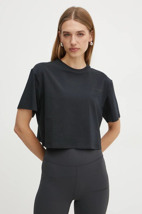 Plein Sport Majica kratkih rukava PLEIN SPORT za žene, boja: crna, AADC WTK3544 SJY001N