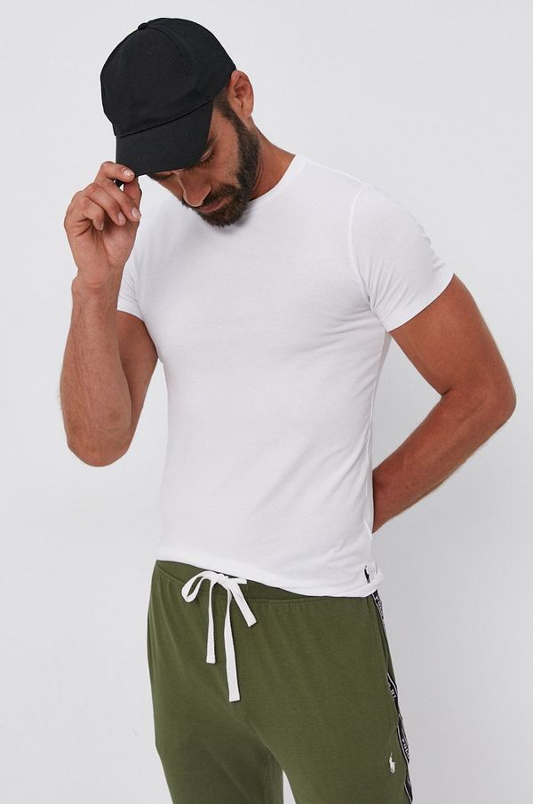 Polo Ralph Lauren Majica kratkih rukava Polo Ralph Lauren (2-pack) za muškarce, boja: bijela