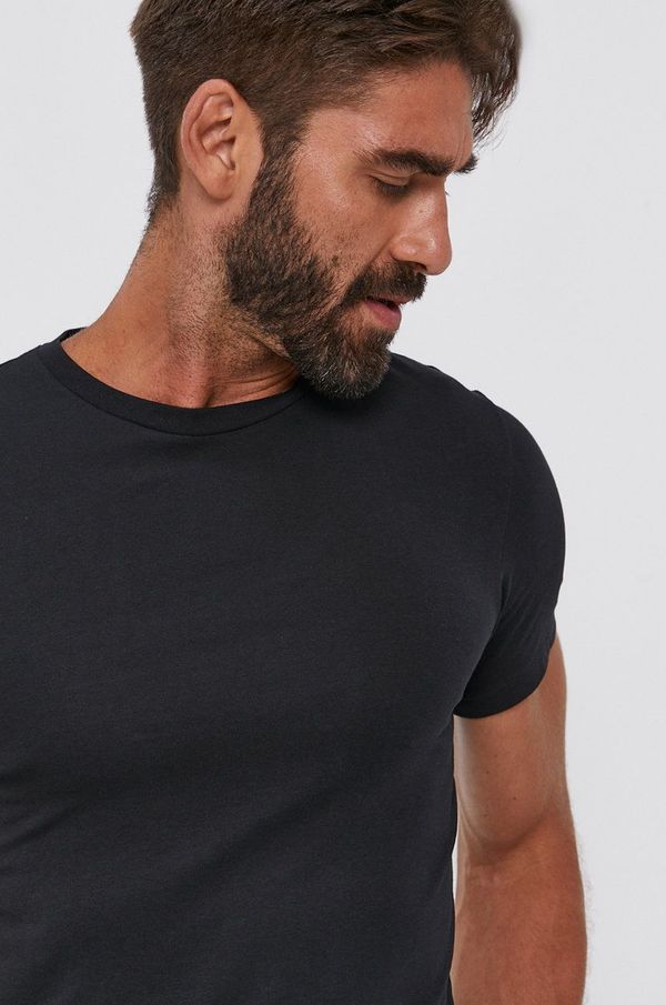 Polo Ralph Lauren Majica kratkih rukava Polo Ralph Lauren (2-pack) za muškarce, boja: crna