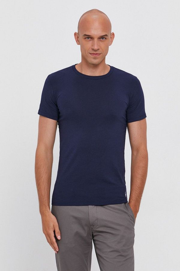 Polo Ralph Lauren Majica kratkih rukava Polo Ralph Lauren (2-pack) za muškarce, boja: tamno plava