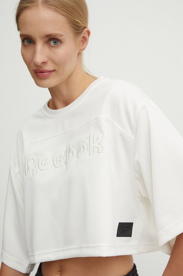 Reebok Classic Majica kratkih rukava Reebok Classic za žene, boja: bež, 100205754