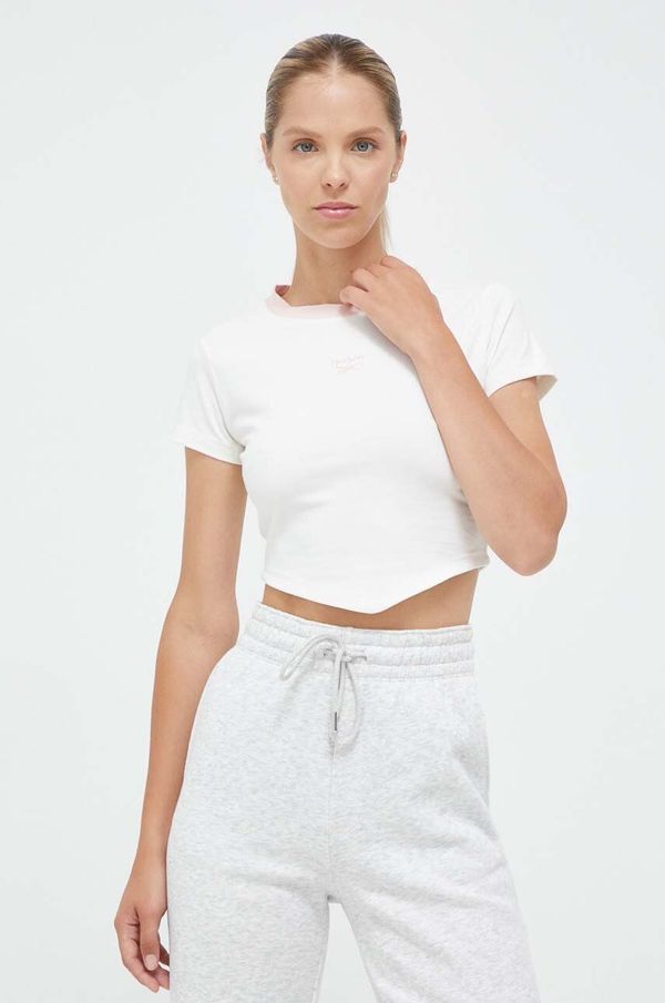 Reebok Classic Majica kratkih rukava Reebok Classic za žene, boja: bež