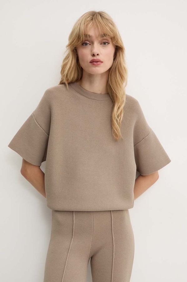 Remain Majica kratkih rukava Remain Knit T-Shirt za žene, boja: bež, 5018813001